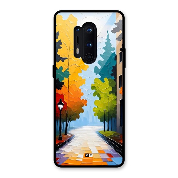 Paper Street Glass Back Case for OnePlus 8 Pro
