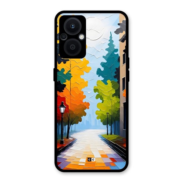 Paper Street Glass Back Case for Oppo F21s Pro 5G