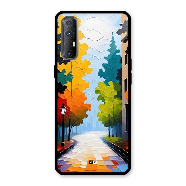 Paper Street Glass Back Case for Oppo Reno3 Pro