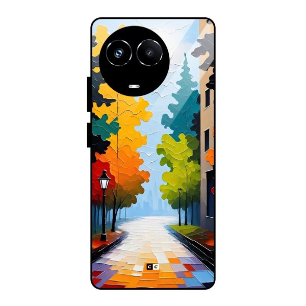 Paper Street Glass Back Case for Realme 11X