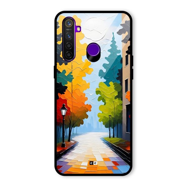 Paper Street Glass Back Case for Realme 5 Pro