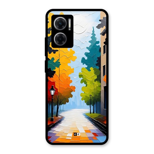 Paper Street Glass Back Case for Redmi 11 Prime 5G