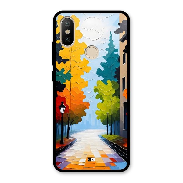 Paper Street Glass Back Case for Redmi A1
