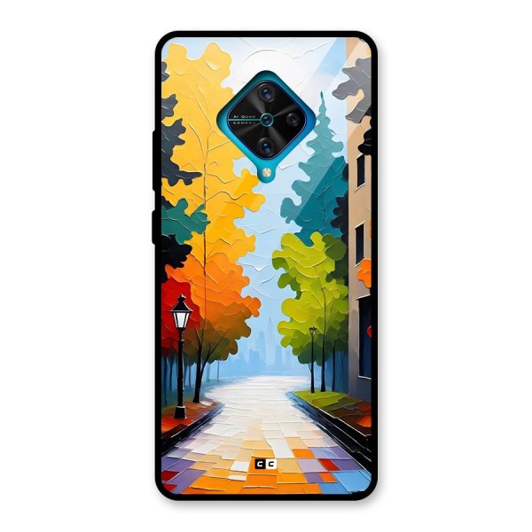 Paper Street Glass Back Case for Vivo S1 Pro