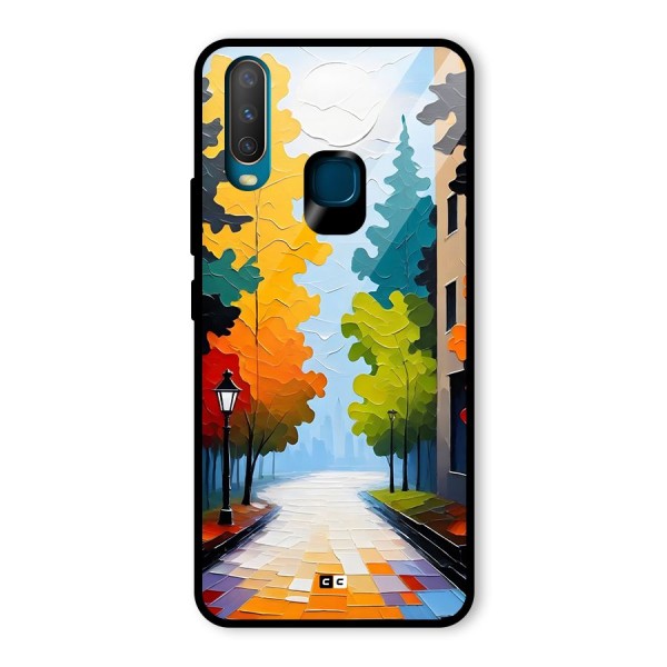 Paper Street Glass Back Case for Vivo Y15