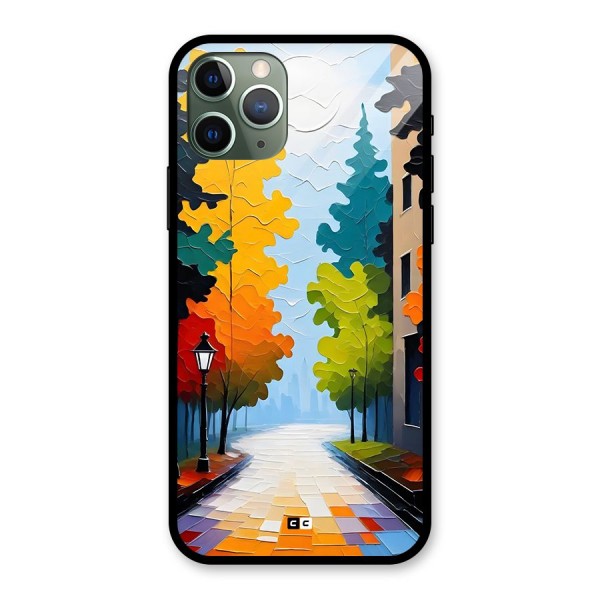 Paper Street Glass Back Case for iPhone 11 Pro