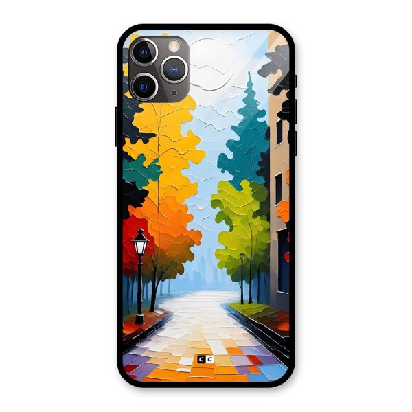 Paper Street Glass Back Case for iPhone 11 Pro Max