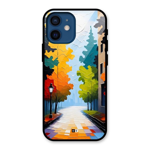 Paper Street Glass Back Case for iPhone 12 Mini