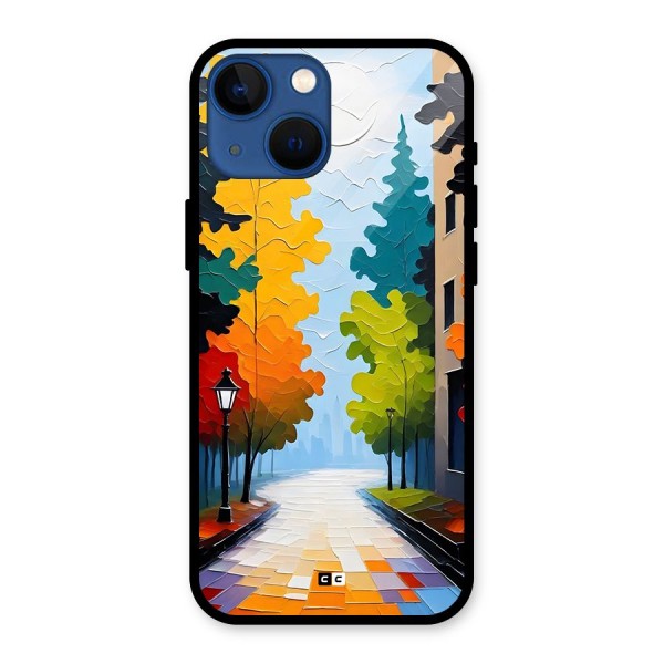 Paper Street Glass Back Case for iPhone 13 Mini