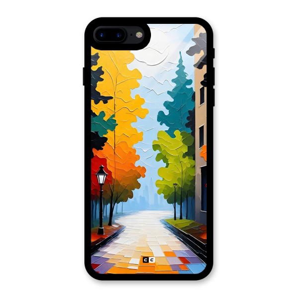 Paper Street Glass Back Case for iPhone 8 Plus