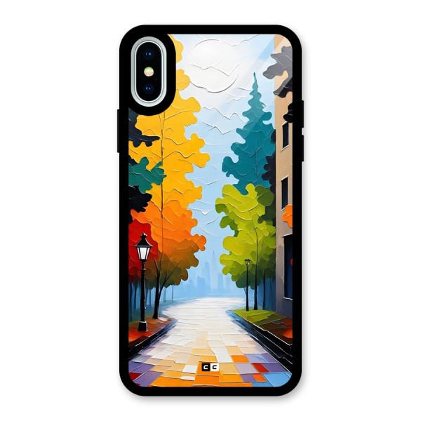 Paper Street Glass Back Case for iPhone X