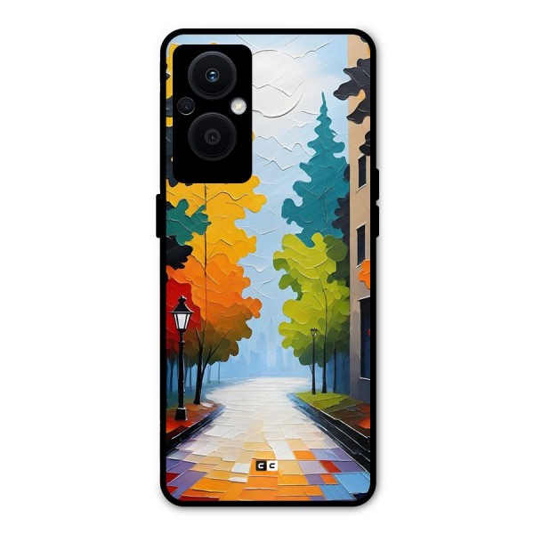Paper Street Metal Back Case for Oppo F21s Pro 5G