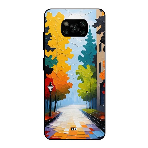 Paper Street Metal Back Case for Poco X3