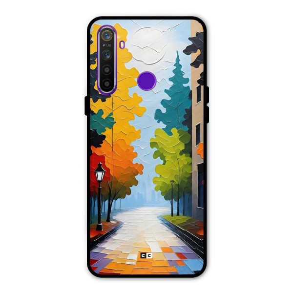 Paper Street Metal Back Case for Realme 5i