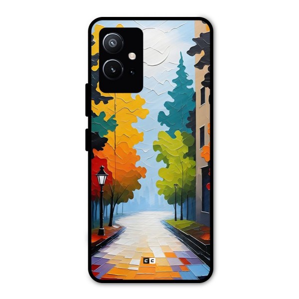 Paper Street Metal Back Case for Vivo T1 5G