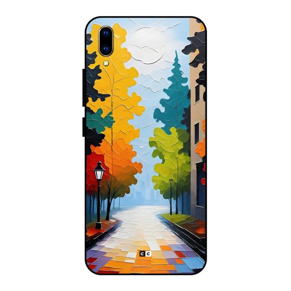 Paper Street Metal Back Case for Vivo V11 Pro