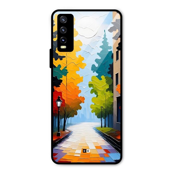 Paper Street Metal Back Case for Vivo Y20i