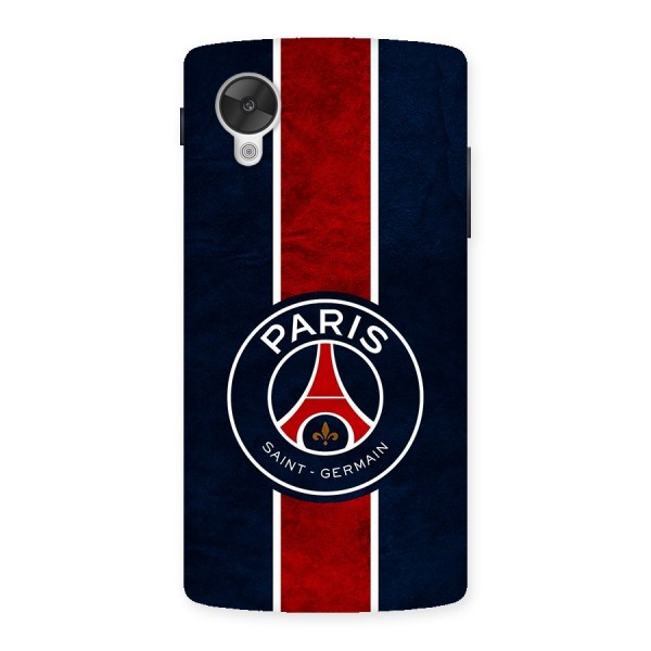 Paris Saint Germain Football Club Back Case for Google Nexus 5