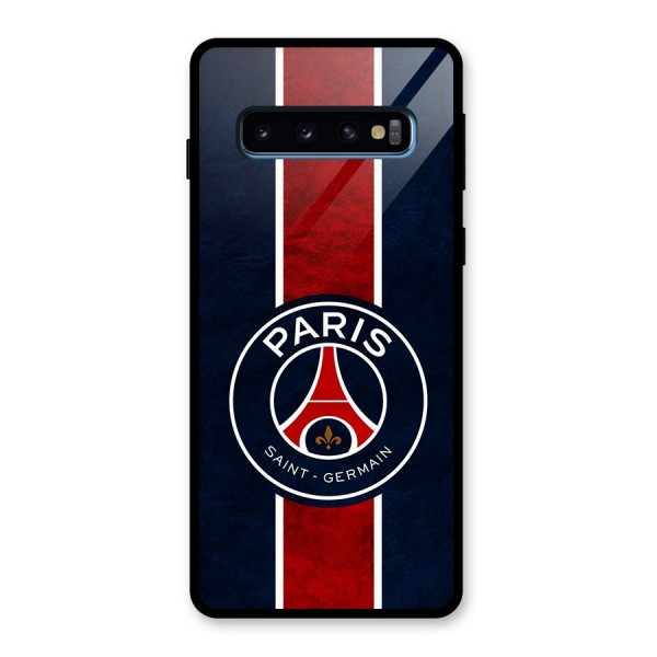 Paris Saint Germain Football Club Glass Back Case for Galaxy S10