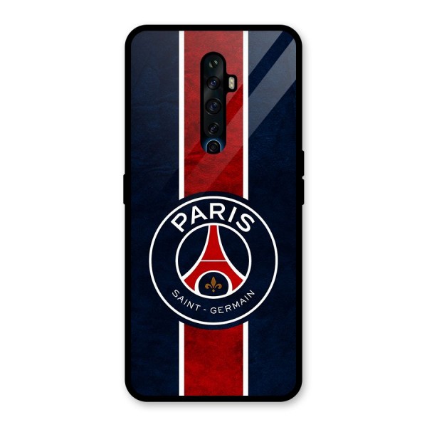 Paris Saint Germain Football Club Glass Back Case for Oppo Reno2 F