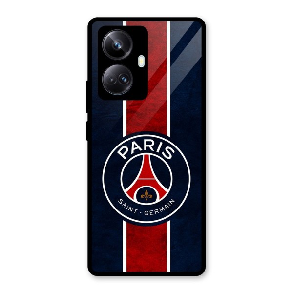 Paris Saint Germain Football Club Glass Back Case for Realme 10 Pro Plus
