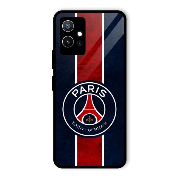 Paris Saint Germain Football Club Glass Back Case for Vivo iQOO Z6