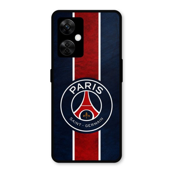 Paris Saint Germain Football Club Metal Back Case for OnePlus Nord CE 3 Lite