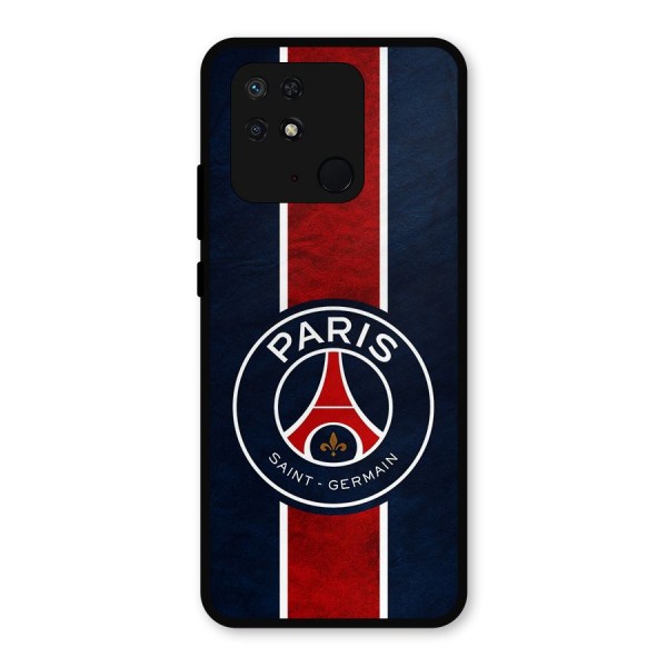 Paris Saint Germain Football Club Metal Back Case for Redmi 10 Power