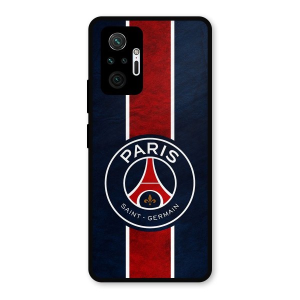 Paris Saint Germain Football Club Metal Back Case for Redmi Note 10 Pro