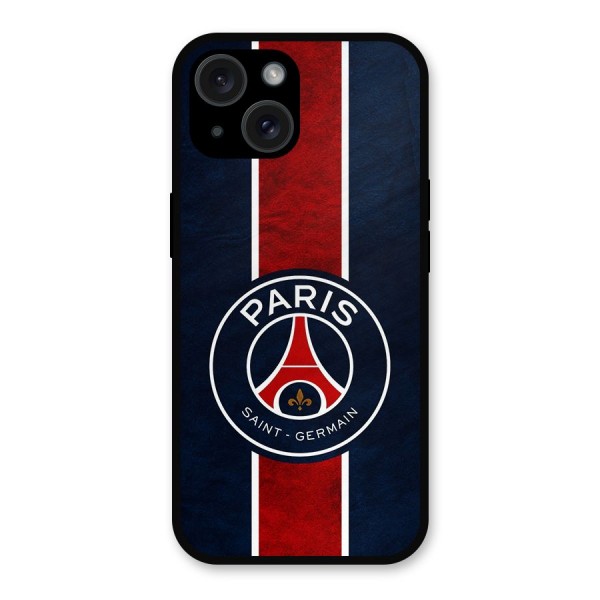 Paris Saint Germain Football Club Metal Back Case for iPhone 15