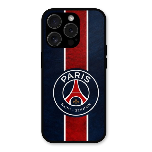 Paris Saint Germain Football Club Metal Back Case for iPhone 15 Pro