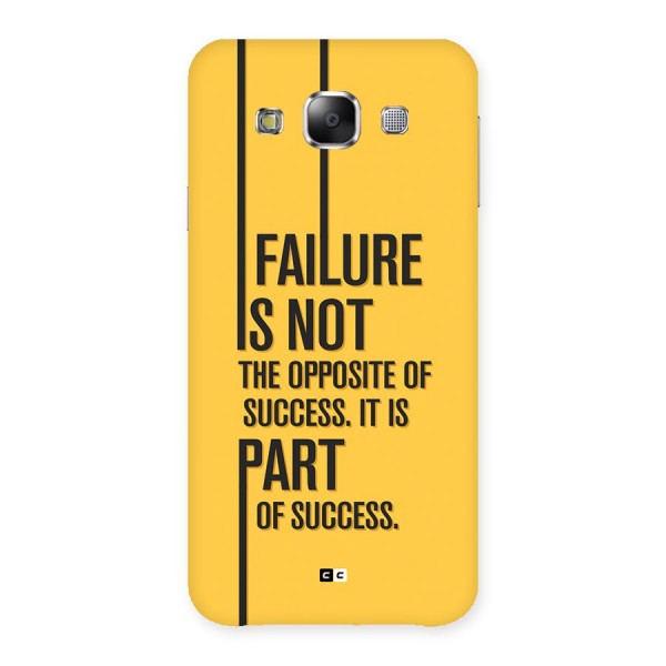 Part Of Success Back Case for Galaxy E5