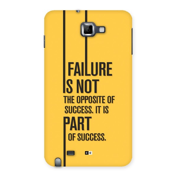 Part Of Success Back Case for Galaxy Note