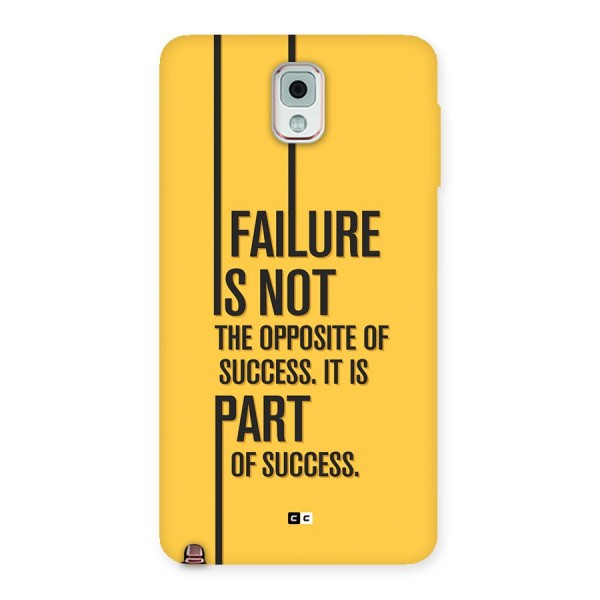 Part Of Success Back Case for Galaxy Note 3
