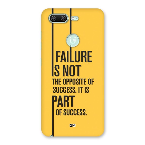 Part Of Success Back Case for Gionee S10