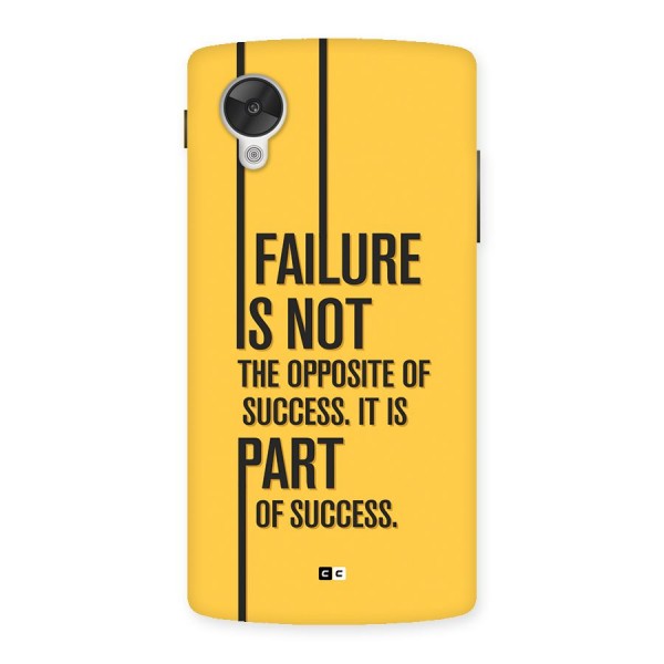 Part Of Success Back Case for Google Nexus 5
