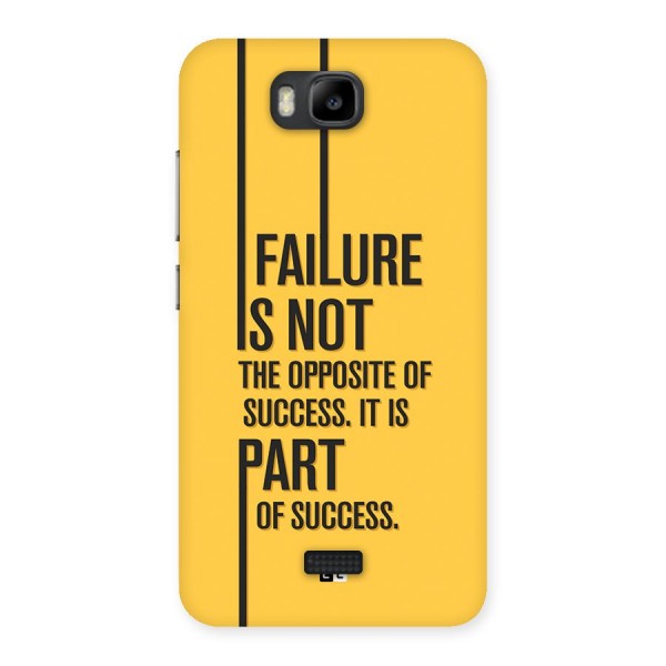 Part Of Success Back Case for Honor Bee