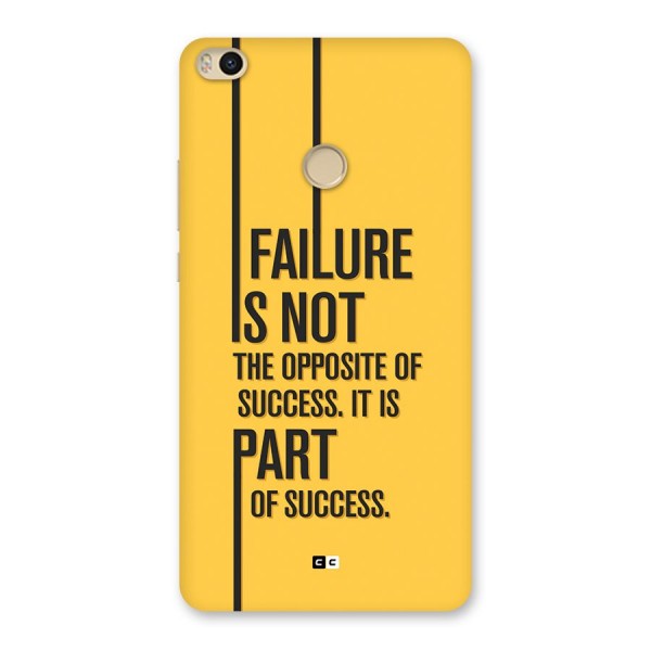Part Of Success Back Case for Mi Max 2