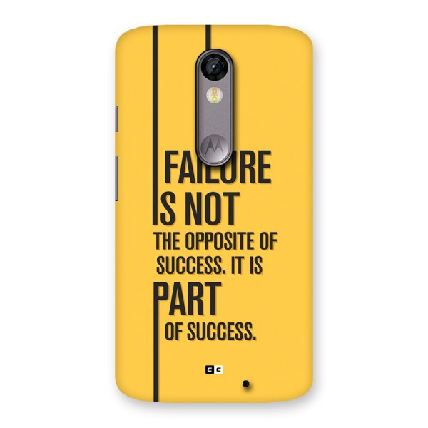 Part Of Success Back Case for Moto X Force