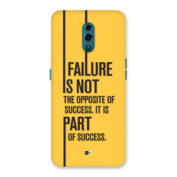 Part Of Success Back Case for Oppo Reno