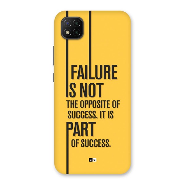Part Of Success Back Case for Poco C3