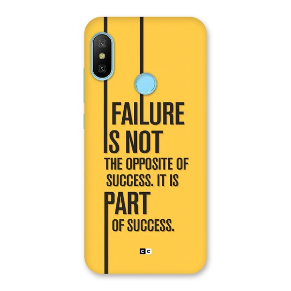 Part Of Success Back Case for Redmi 6 Pro