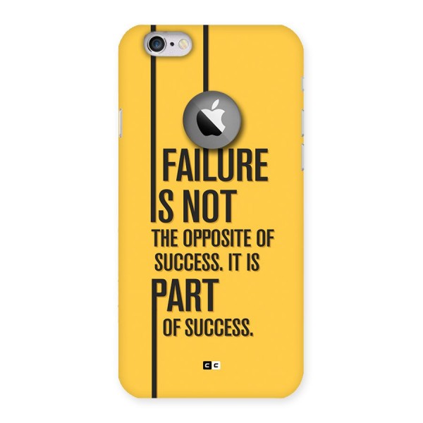 Part Of Success Back Case for iPhone 6 Logo Cut