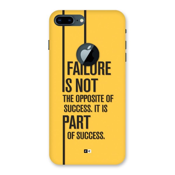 Part Of Success Back Case for iPhone 7 Plus Logo Cut