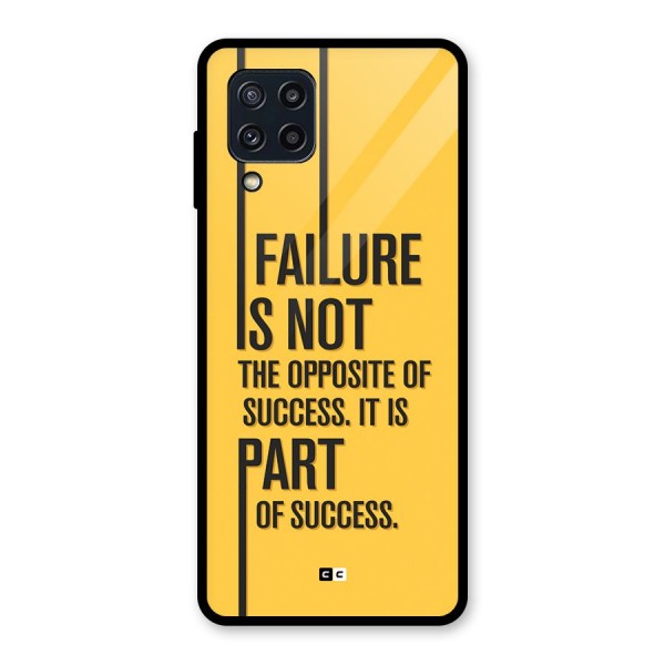Part Of Success Glass Back Case for Galaxy M32