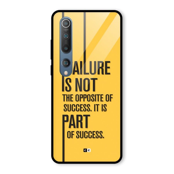 Part Of Success Glass Back Case for Mi 10