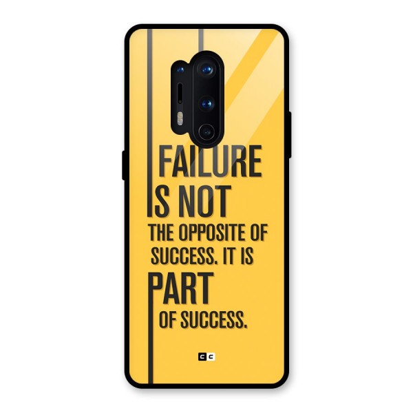 Part Of Success Glass Back Case for OnePlus 8 Pro