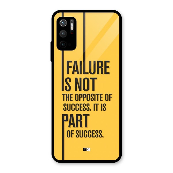 Part Of Success Glass Back Case for Poco M3 Pro 5G