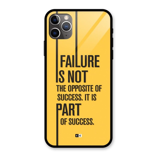 Part Of Success Glass Back Case for iPhone 11 Pro Max