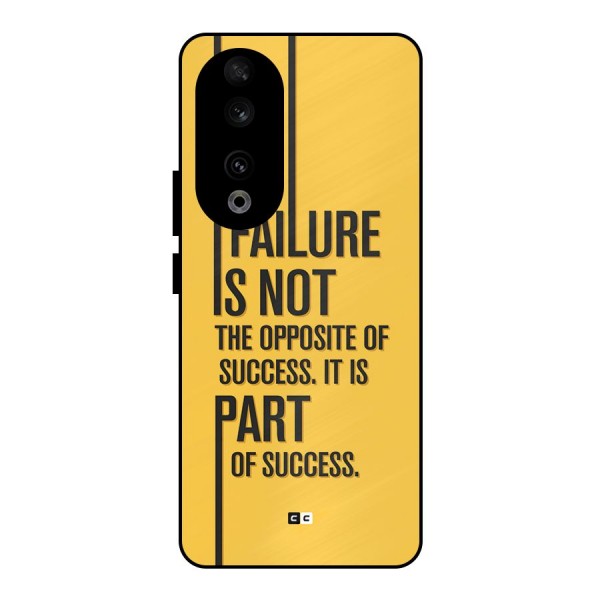 Part Of Success Metal Back Case for Honor 90